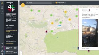 Uchaguzi means 'election' in Swahili and was set up as a customised version of the Ushahidi platform, specifically for election monitoring. (Image Credit: Ushahidi)