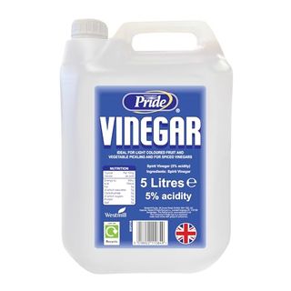 White Vinegar 5l | Food Grade | Suitable for Cleaning, Weed Killer, Limescale Remover, Glass Cleaner, Stain Remover, Baking, Pickling, Marinating | Uk Made | (pack of 1) 5 Litres