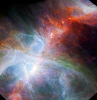 New Spitzer View of Orion Nebula