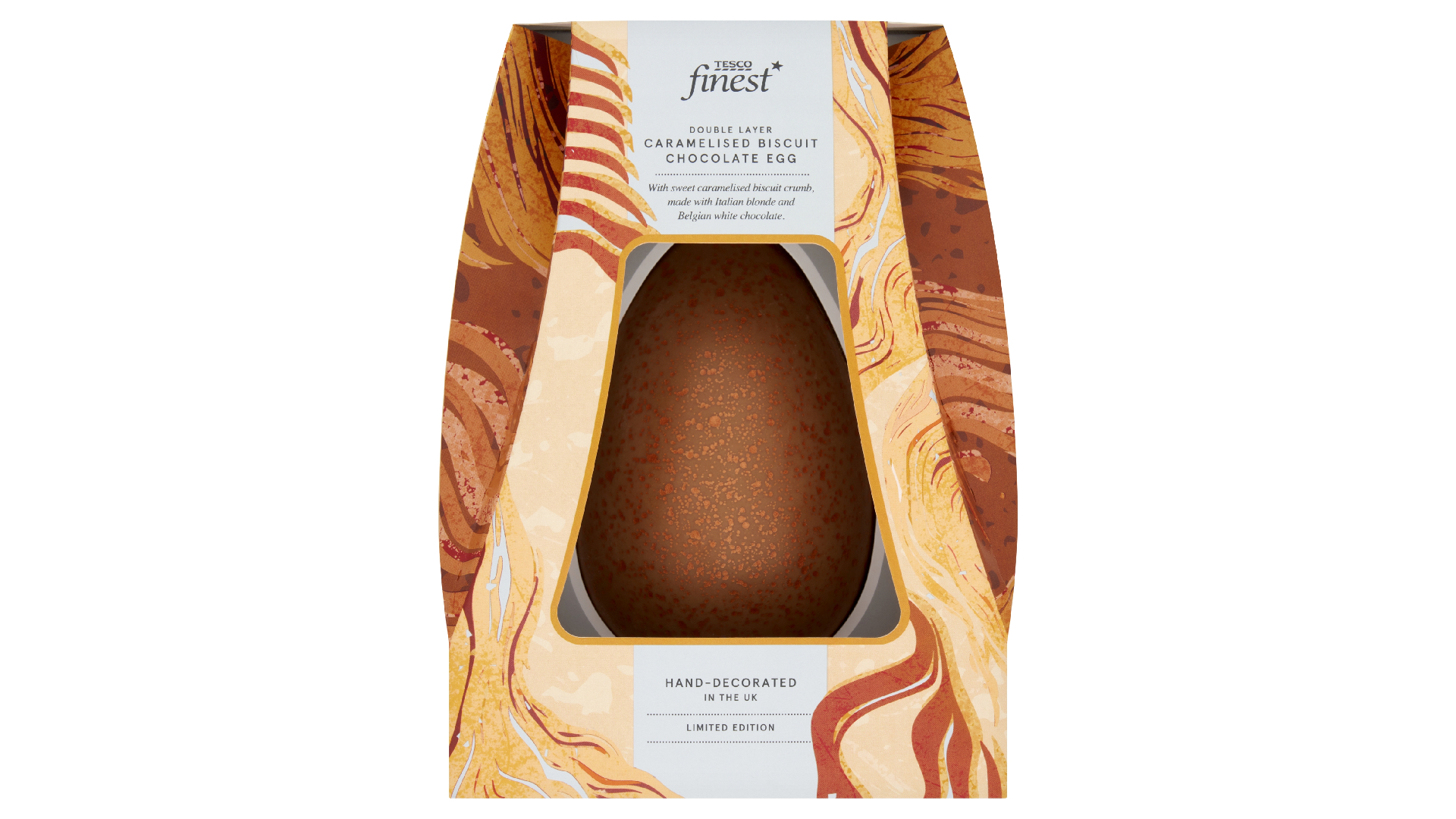 Tesco caramelised biscuit chocolate easter egg
