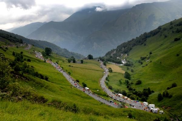 The view down the mountain.