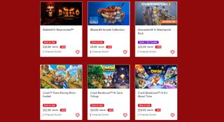 Switch Black Friday sale games