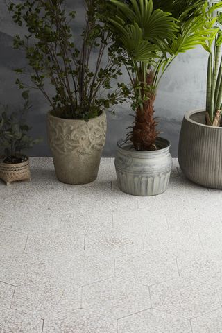 terrazzo flooring tiles concrete