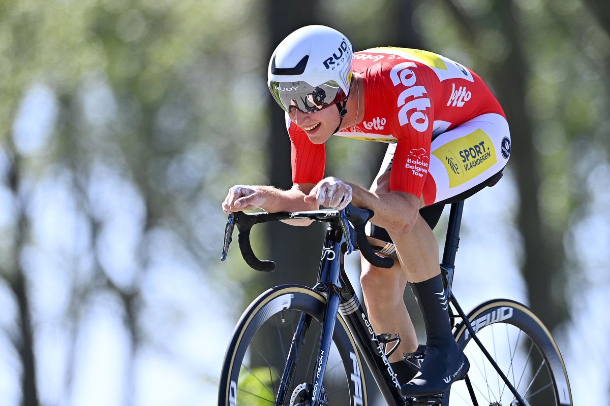 Baloise Belgium Tour 2021 - 91st Edition - 2nd stage Knokke Heist - Knokke Heist 11,2 km - 10/06/2021 - Robbe Ghys (BEL - Sport Vlaanderen - Baloise) - photo Gregory Van Gansen/PN/BettiniPhoto&Acirc;&copy;2021
