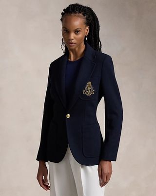 Ralph Lauren, Blazer Rajut Logo-Wappen