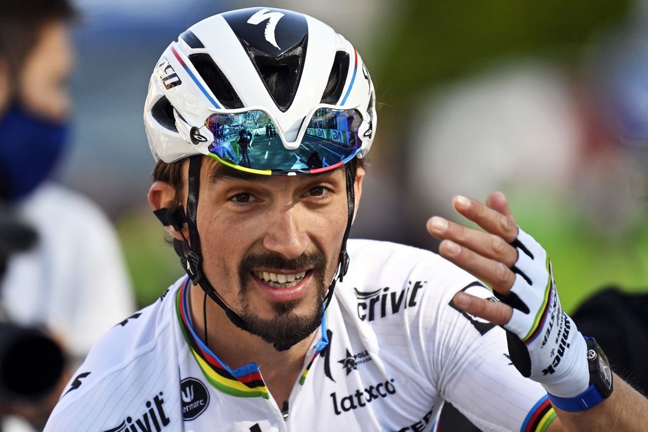 Liege - Bastogne - Liege 2021 - 107th Edition - Liege - Liege 259,1 km - 25/04/2021 - Julian Alaphilippe (FRA - Deceuninck - Quick-Step) - photo Peter De Voecht/PN/BettiniPhoto&Acirc;&copy;2021