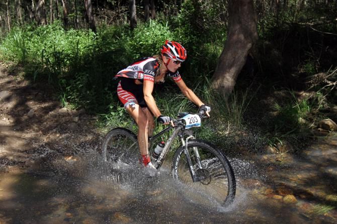 Jenny Fay wins the race, but not the championships because she is an Irish citizen