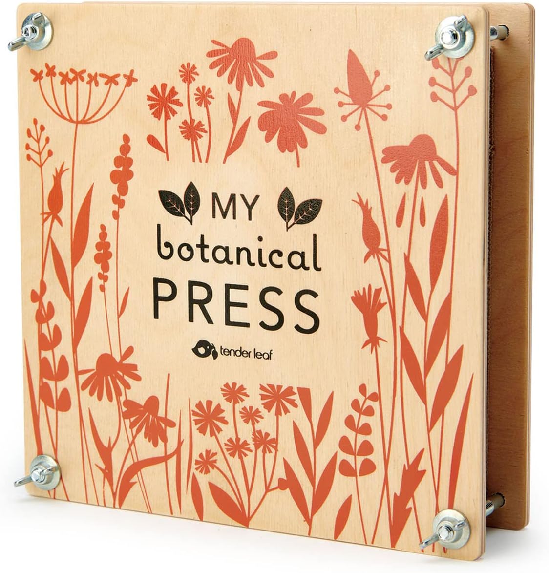 Tender Leaf Toys - My Botanical Press - 8.3 X 8.3 Inch 10 Layers Flower Press, Diy Dried and Preserved Flowers and Leaves, Plants Art &amp;amp; Crafts Kit - Age 3+