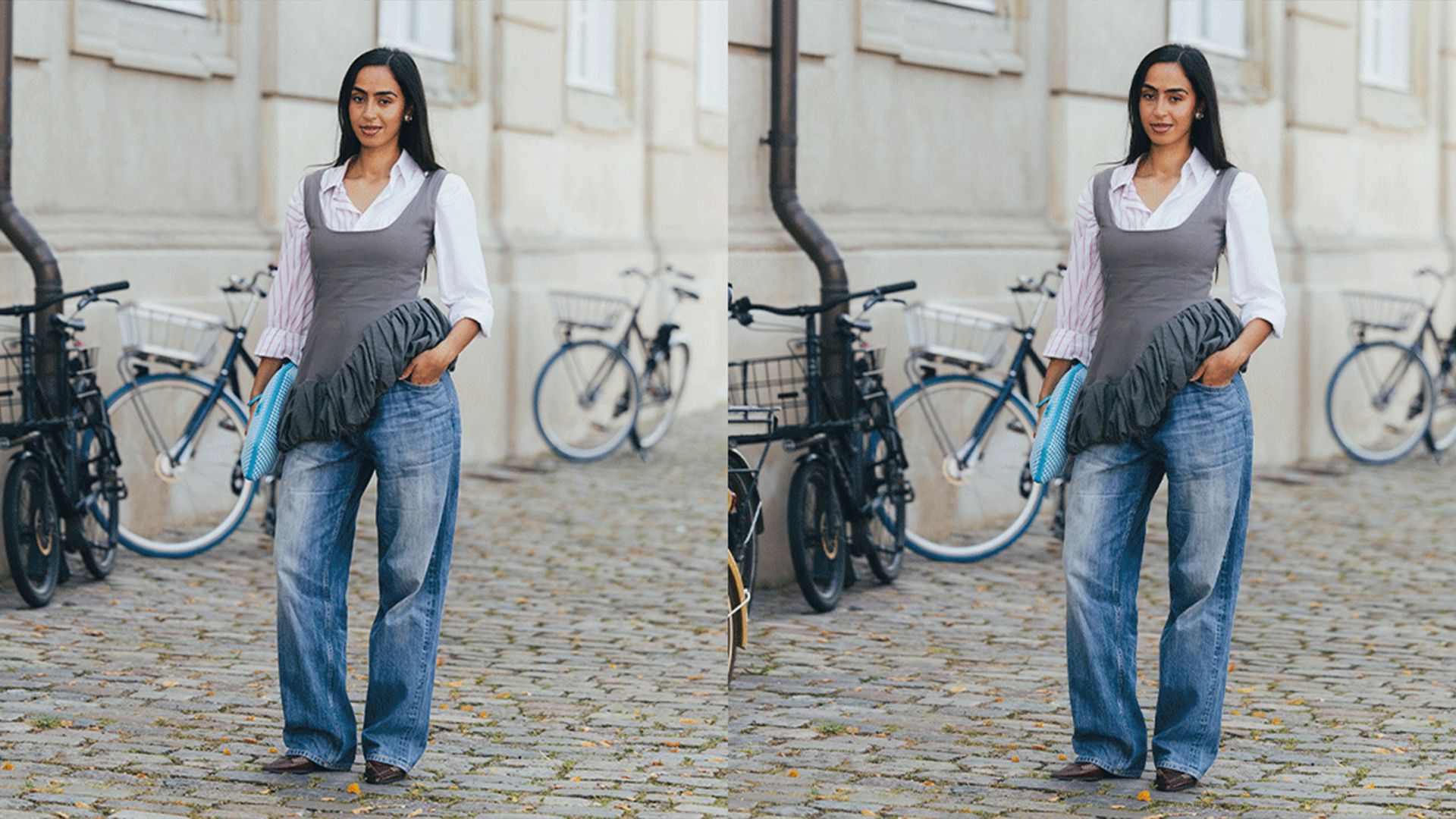The quiet luxury of denim and cashmere, found on sale