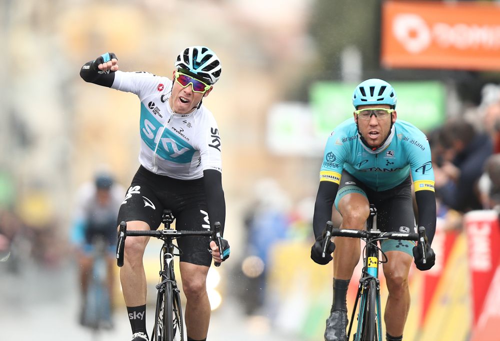 David de la Cruz beats Omar Fraile to win stage 8 at Paris-Nice