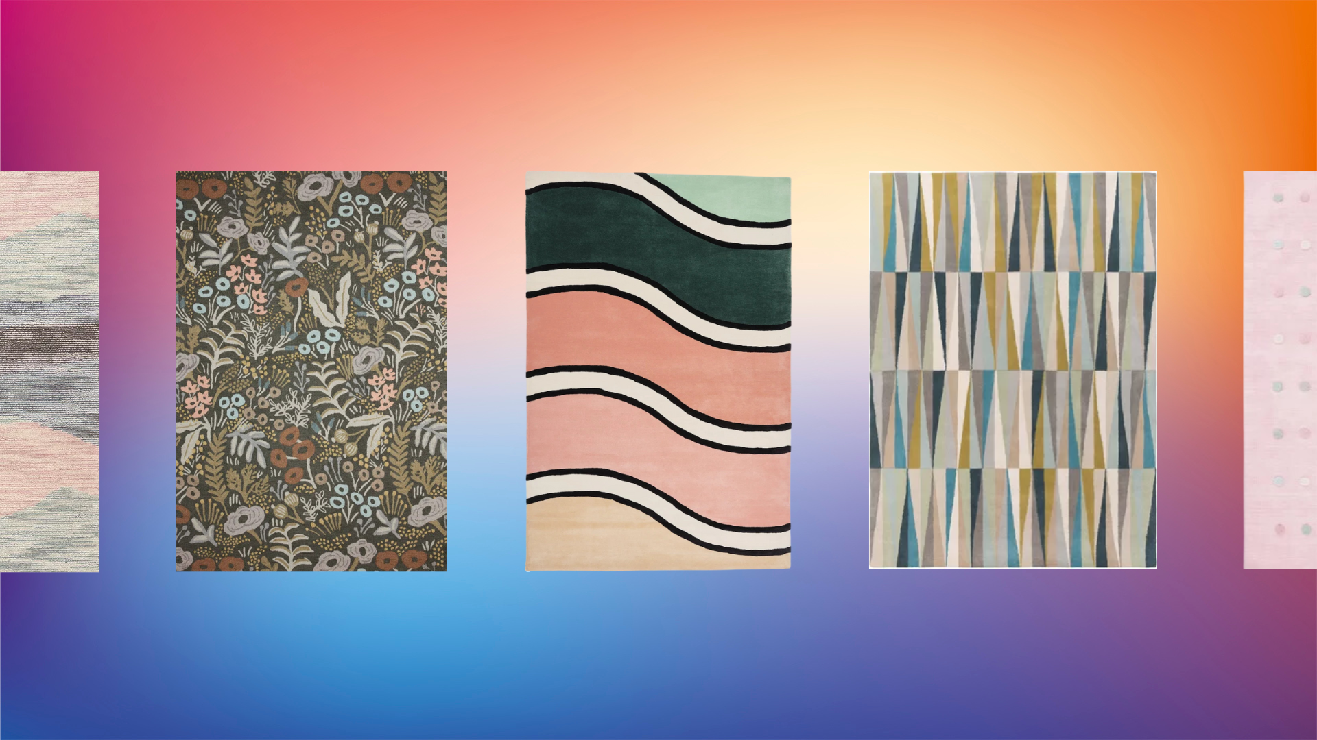 12 best pink and green rugs for soft and soothing schemes Livingetc