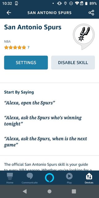 Alexa skills sports 4
