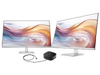 HP Dual HP Series 5 Monitors and HP USB-C G5 Dock