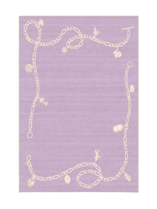 M&E Charms Lilac Rug, 6' x 9'