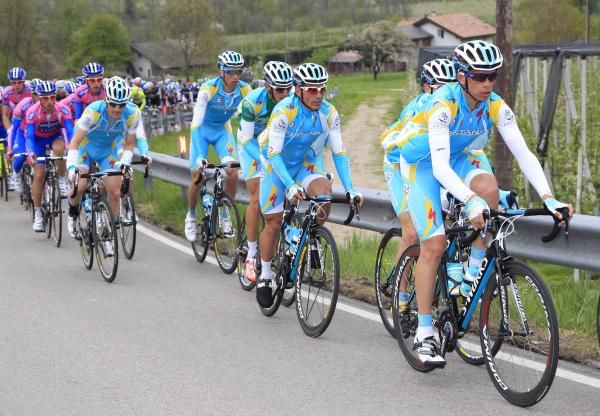 Astana set the tempo for Roman Kreuziger.