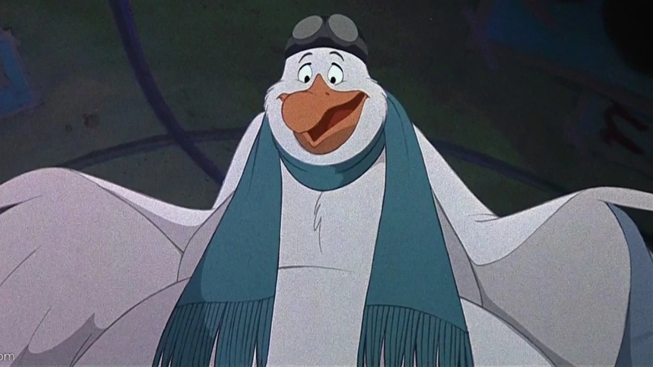 John Candy as Wilbur in The Rescuers Down Under