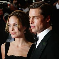 Angelina Jolie and Brad Pitt attend the Cannes Film Festival in 2007