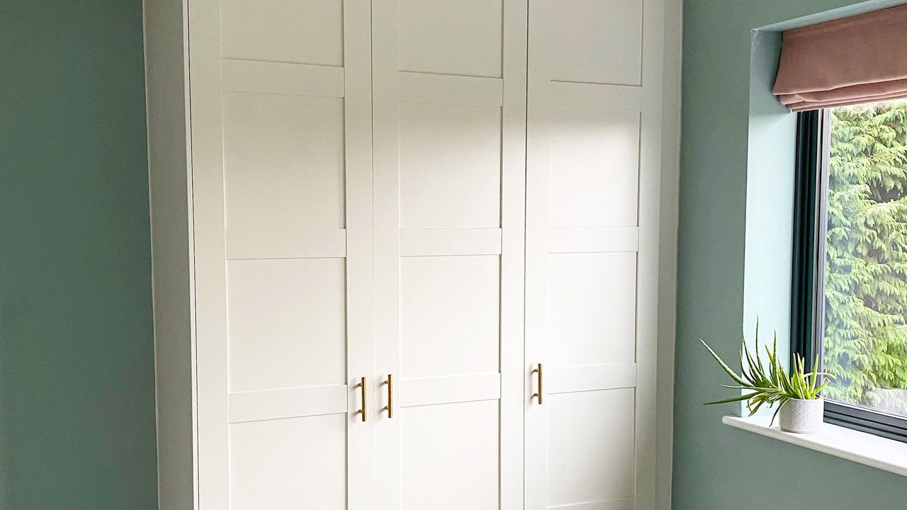 Built-in wardrobe Ikea hack