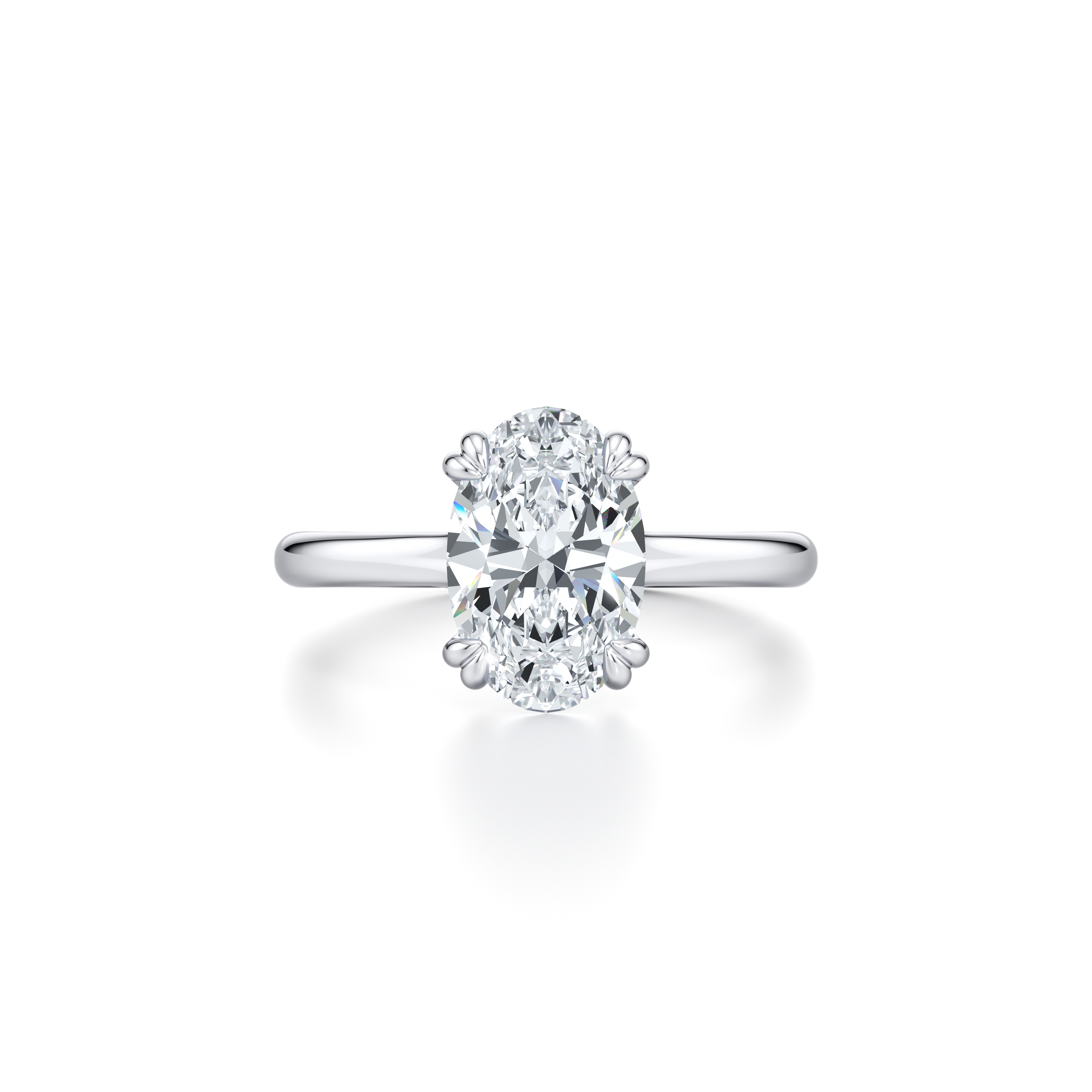 Elle Solitaire Lab Diamond Engagement Ring