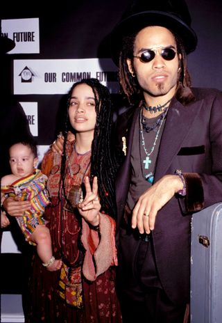 families - zoe lenny kravitz lisa bonet