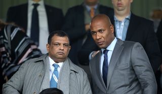 Les Ferdinand (right) is focused on his role at QPR