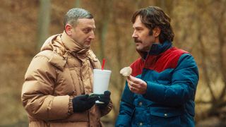 (L-R) Tim Robinson as Craig Waterman and Paul Rudd as Austin Carmichael in "Friendship"