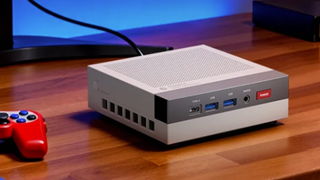 The Acemagic Retro X3 mini PC on a desk