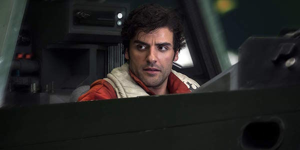 Oscar Isaac as Poe Dameron in Star Wars: The Last Jedi