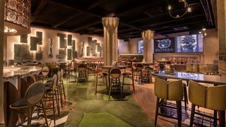 A chic dinning venue powered by an Electro-Voice, Dynacord sound system.