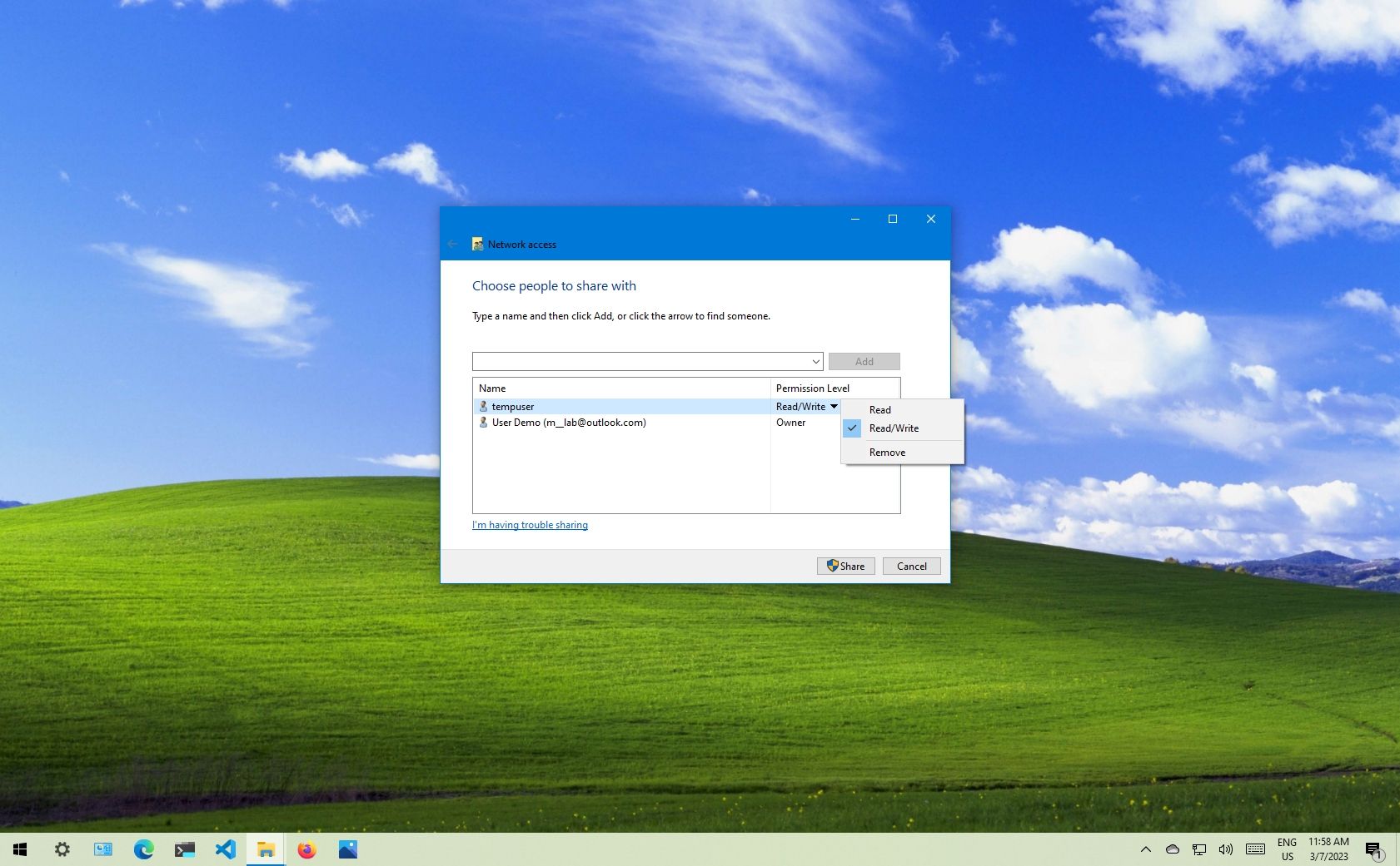 SHARE FILES IN WINDOWS visual data 5