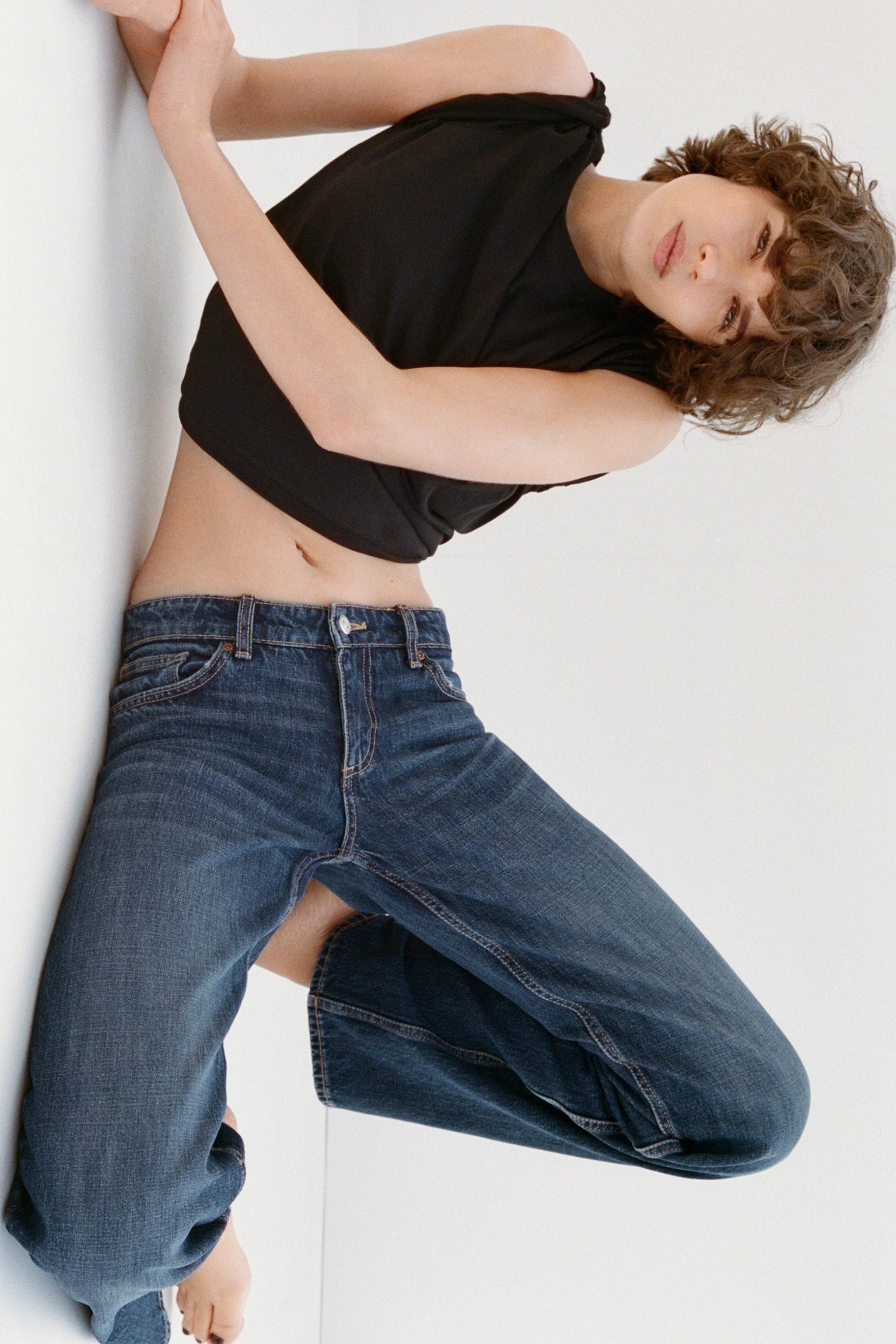 TRF Low-Level Wide Leg Jeans