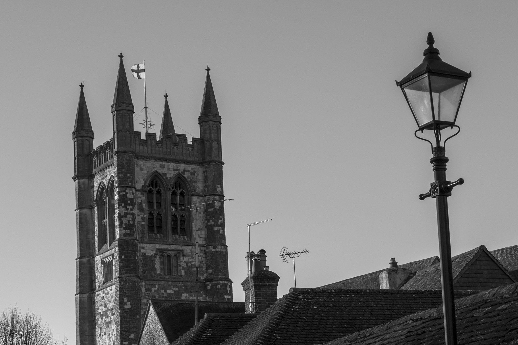 Leica Q3 Monochrom sample gallery: an old church