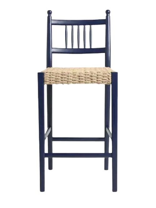 Nina Campbell Navy Alder Bar Stool
