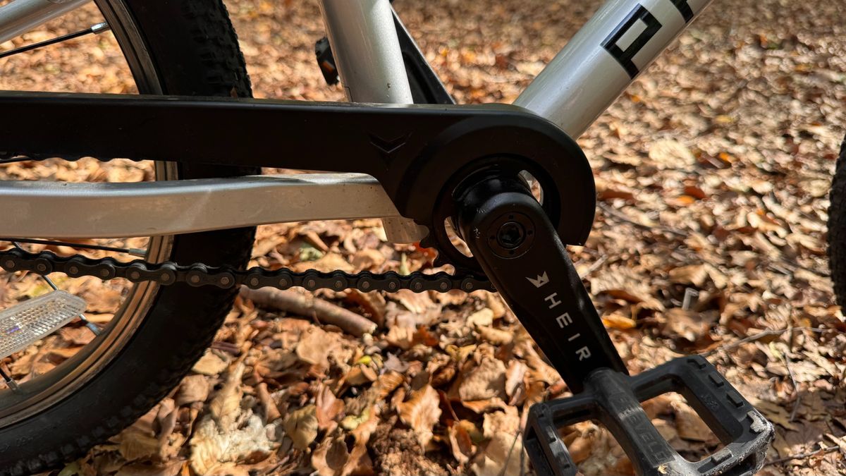 The Prevelo Alpha Two with 18-tooth chain ring and chain guard