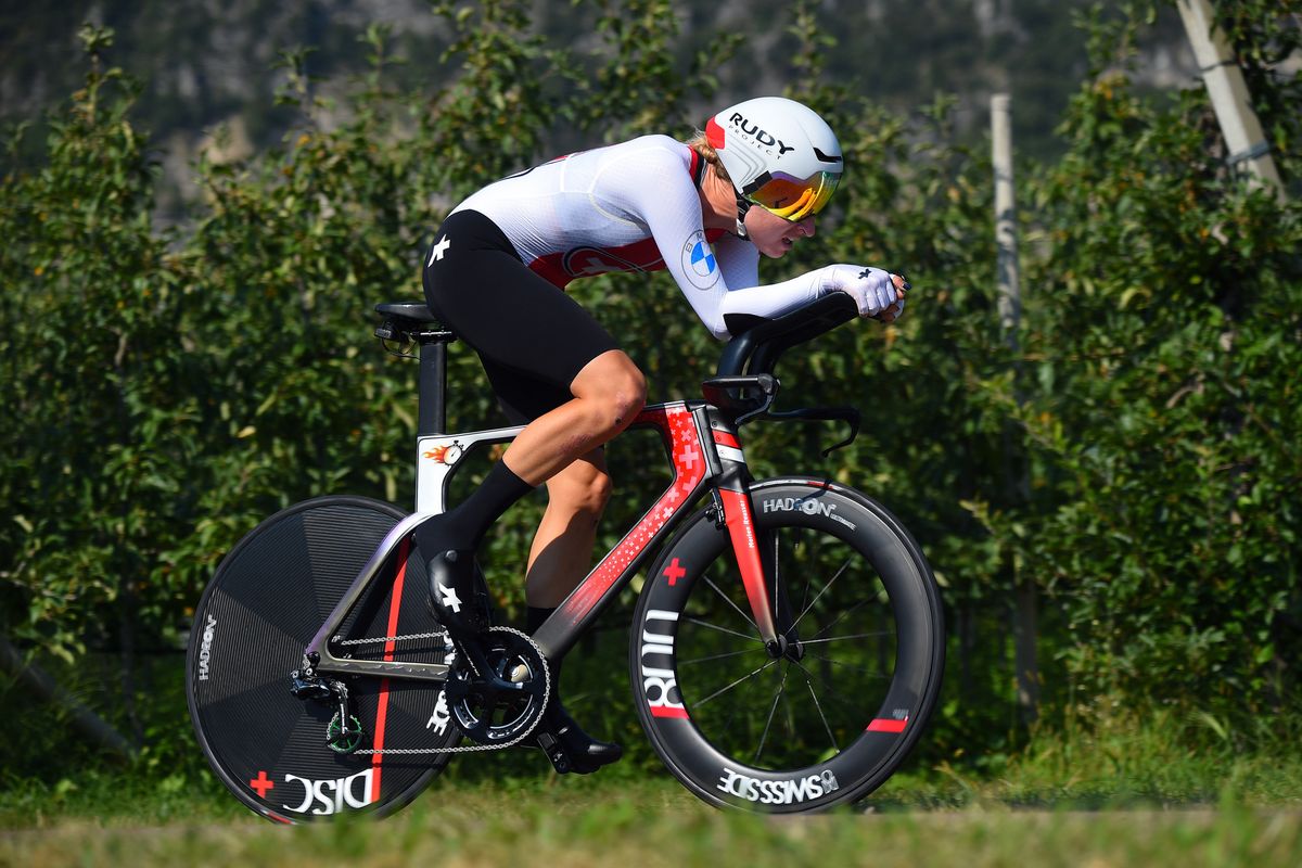 2021 UEC Road European Championships Trento Elite Womens Individual Time Trial 224 km 09092021 Mareln Reussen Switzerland photo Dario BelingheriBettiniPhoto2021