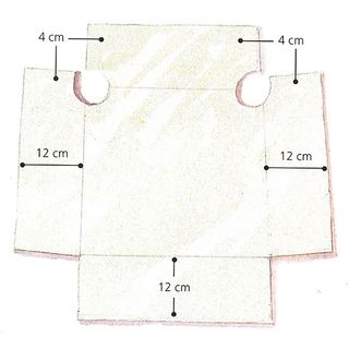 making paper template for chair cover