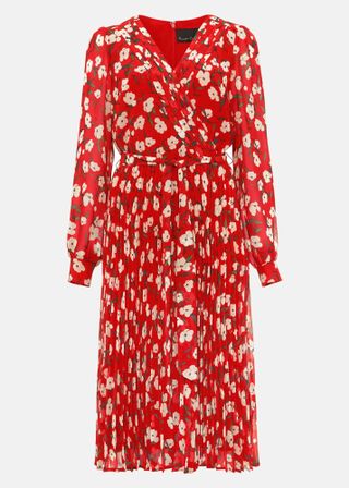Lou-Poppy Floral Ditsy Pleated Dress – was £135, now £55.25 (save £79.75)