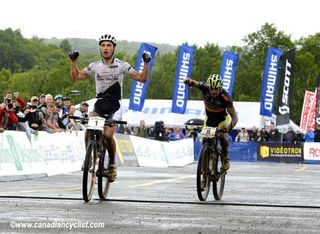 Elite men cross country - Schurter outsprints Hermida for Mont-Sainte-Anne victory