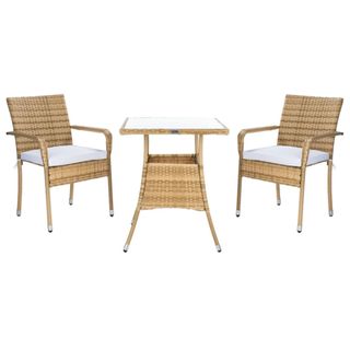 Frazer 2 - Person Square Outdoor Dining Set with Cushions