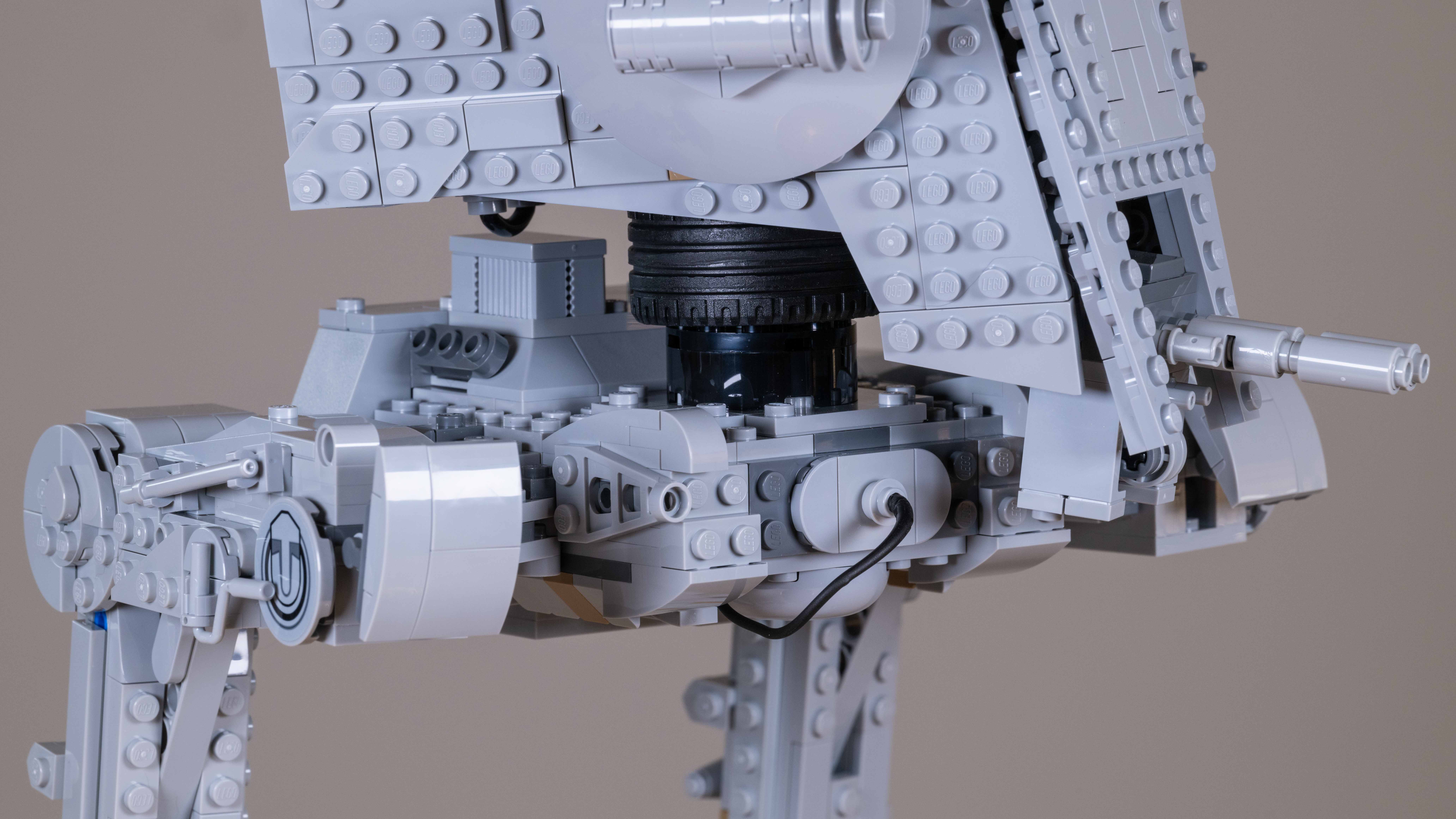 Lego Star Wars AT-ST Walker (75417) on a neutral background