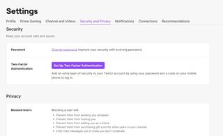twitch 2fa password