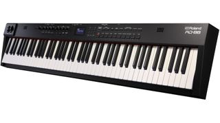 Roland RD-88 digital piano on a white background