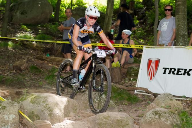 Erin Huck through the Fire Lane rock drop