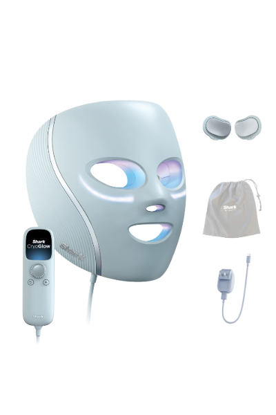 Shark, Shark™ Cryoglow™ Red Blue & Infrared Iqled Face Mask & Under Eye Cooling - (blue Frost)