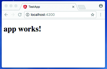 Create a simple Hello World app in the Angular CLI