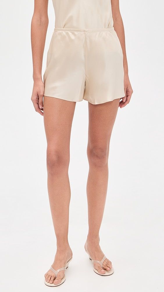 Reformation Gale Silk Shorts