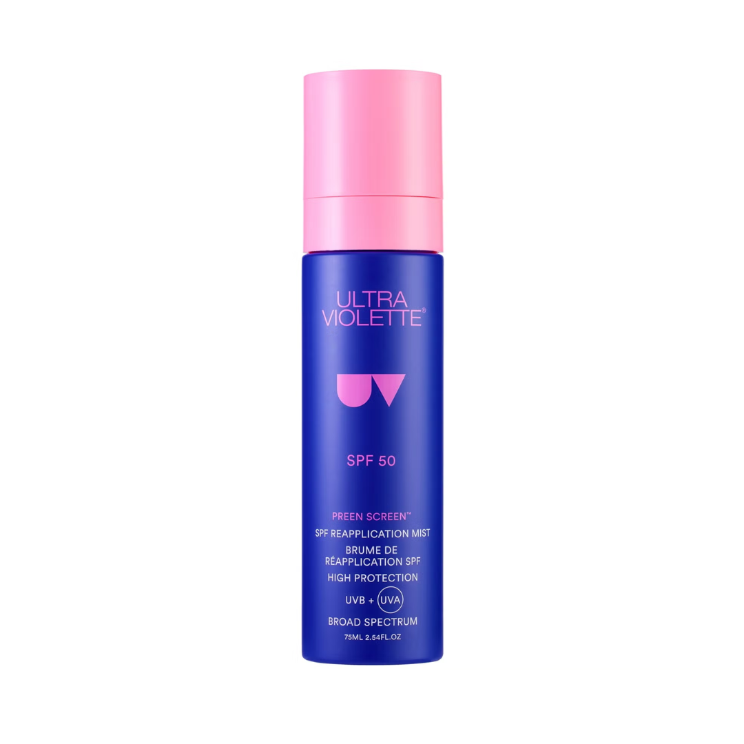 Ultra Violette Preen Screen Spf 50+ Reapplication Mist 75ml