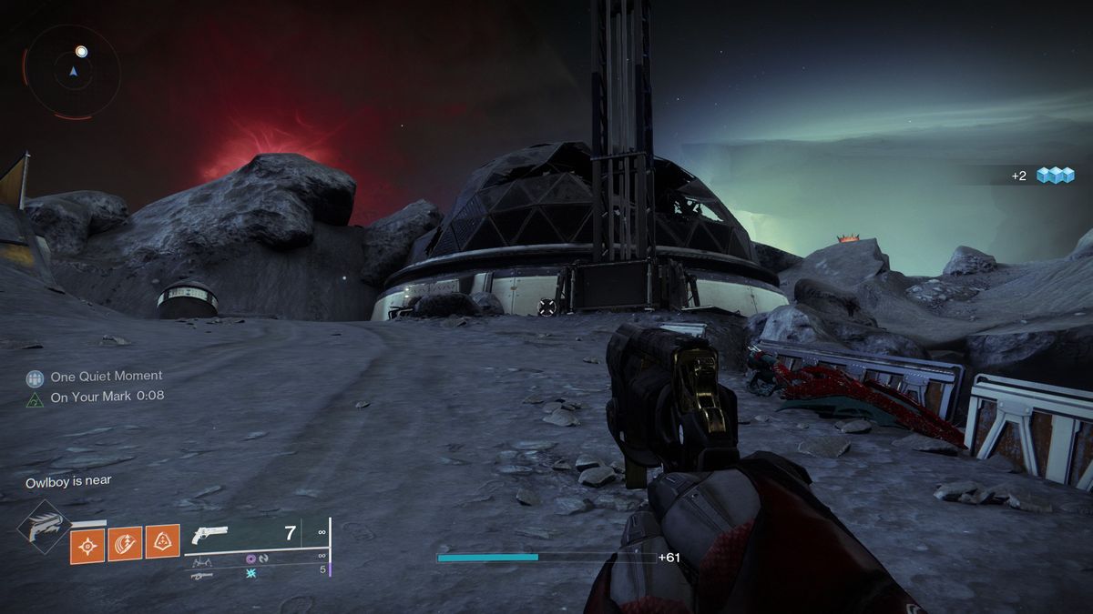 Destiny 2 Override Frequency - dome in Archer's Line