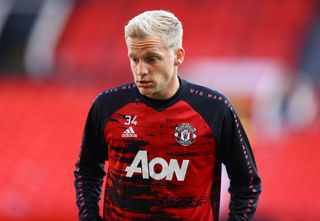 Manchester United midfielder Donny van de Beek