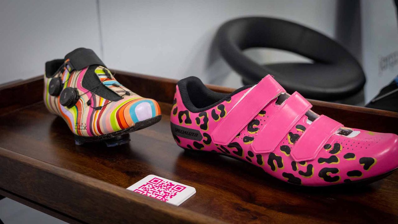 cool painted shoes from Rouleur Live